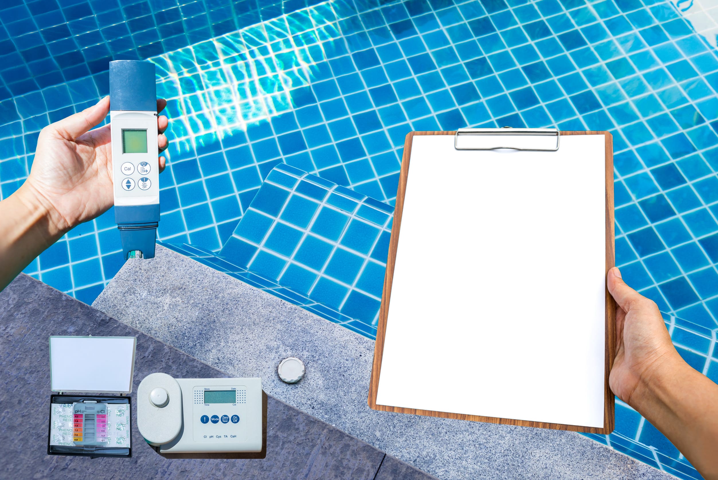 Pool Water Testing Photo