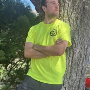 BBTT Safety Green Shirt Short Sleeve Tee